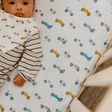 Premium Knit Fitted Crib Sheet - Speedster