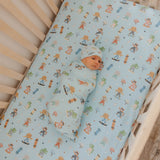 Premium Knit Fitted Crib Sheet - Tanner