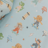 Premium Knit Fitted Crib Sheet - Tanner