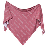 Personalized Baby Name Swaddle Blanket - Crimson
