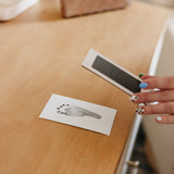 Matte Black DIY Handprint + Footprint Kit with Frame