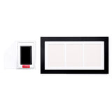 Matte Black DIY Handprint + Footprint Kit with Frame