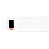 Matte White DIY Handprint + Footprint Kit with Frame