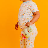 2pc Short Sleeve Pajamas with Pants - Disney Scrump Dreamsicles