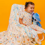 Three-Layer Jumbo Quilt - Disney Stitch Dreamsicles