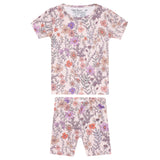 2pc Short Sleeve Pajama Set - Flora