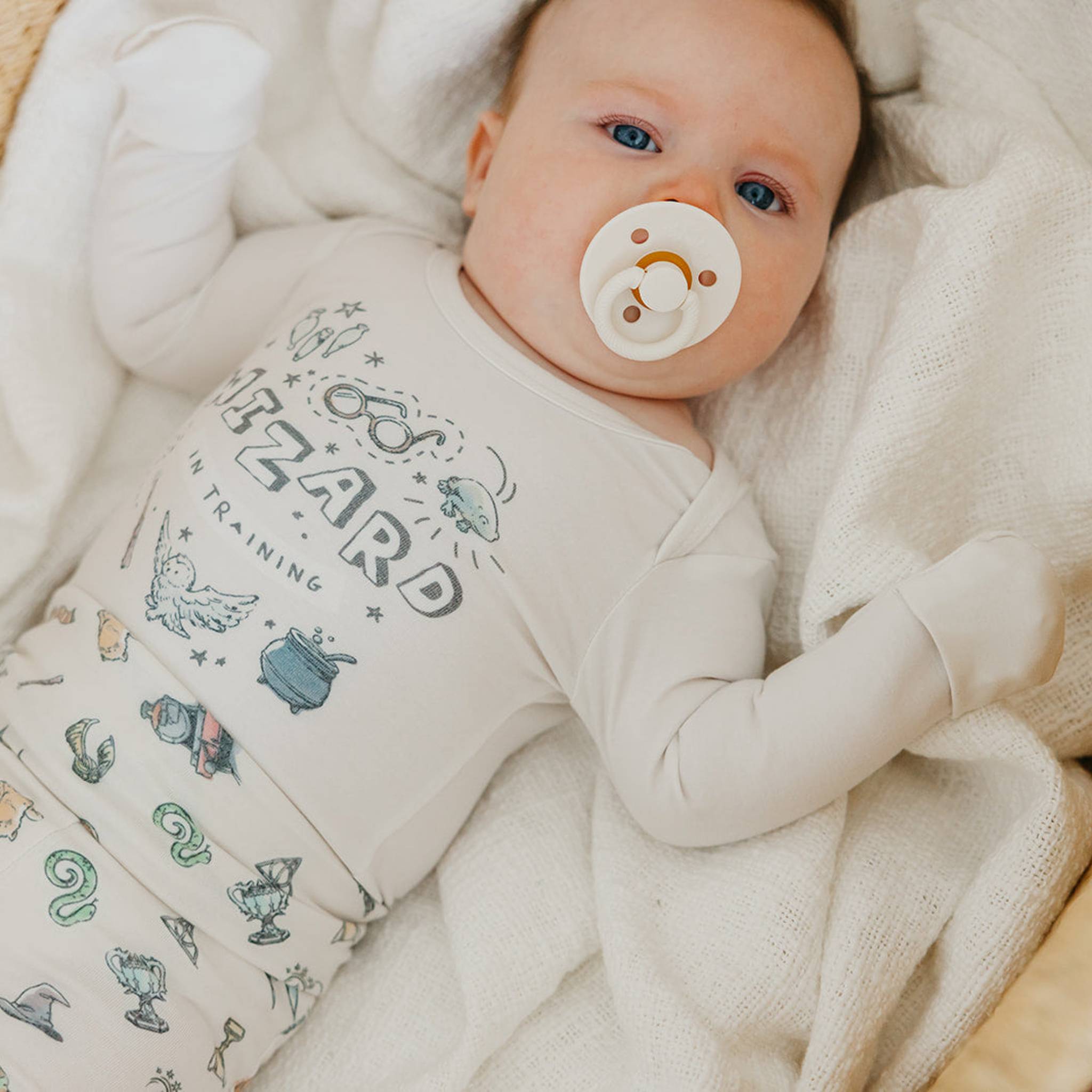 Footed Baby Pants - Wizardry