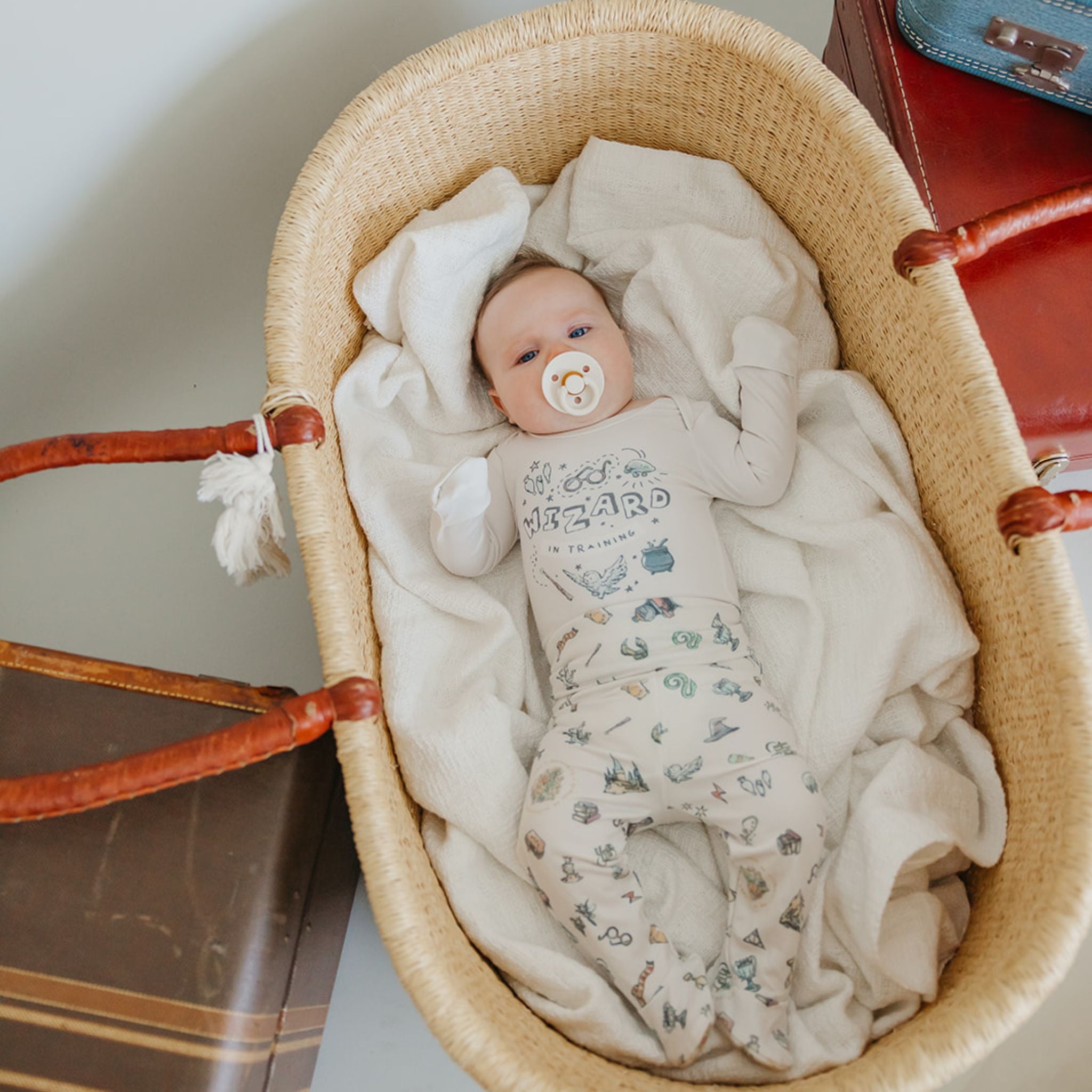 Footed Baby Pants - Wizardry