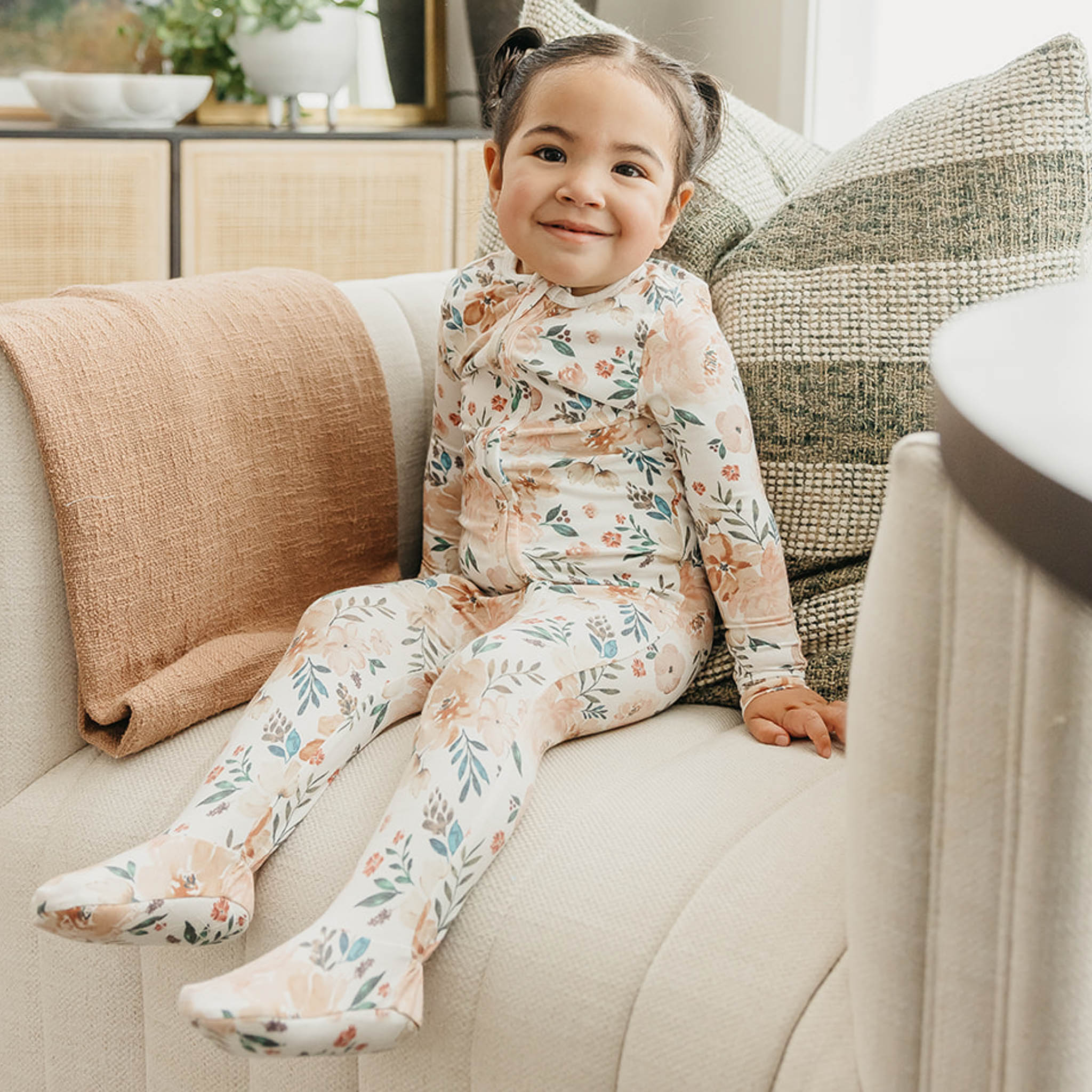 Zip-Up Footie Pajama - Autumn
