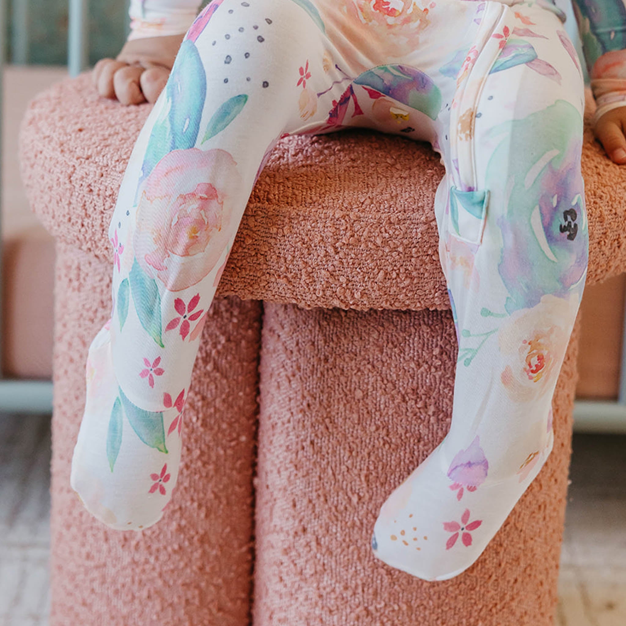 Zip-Up Footie Pajama - Bloom