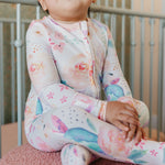 Zip-Up Footie Pajama - Bloom