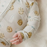 Zip-Up Footie Pajama - Chip