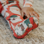 Zip-Up Footie Pajama - Claus