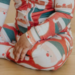 Zip-Up Footie Pajama - Claus