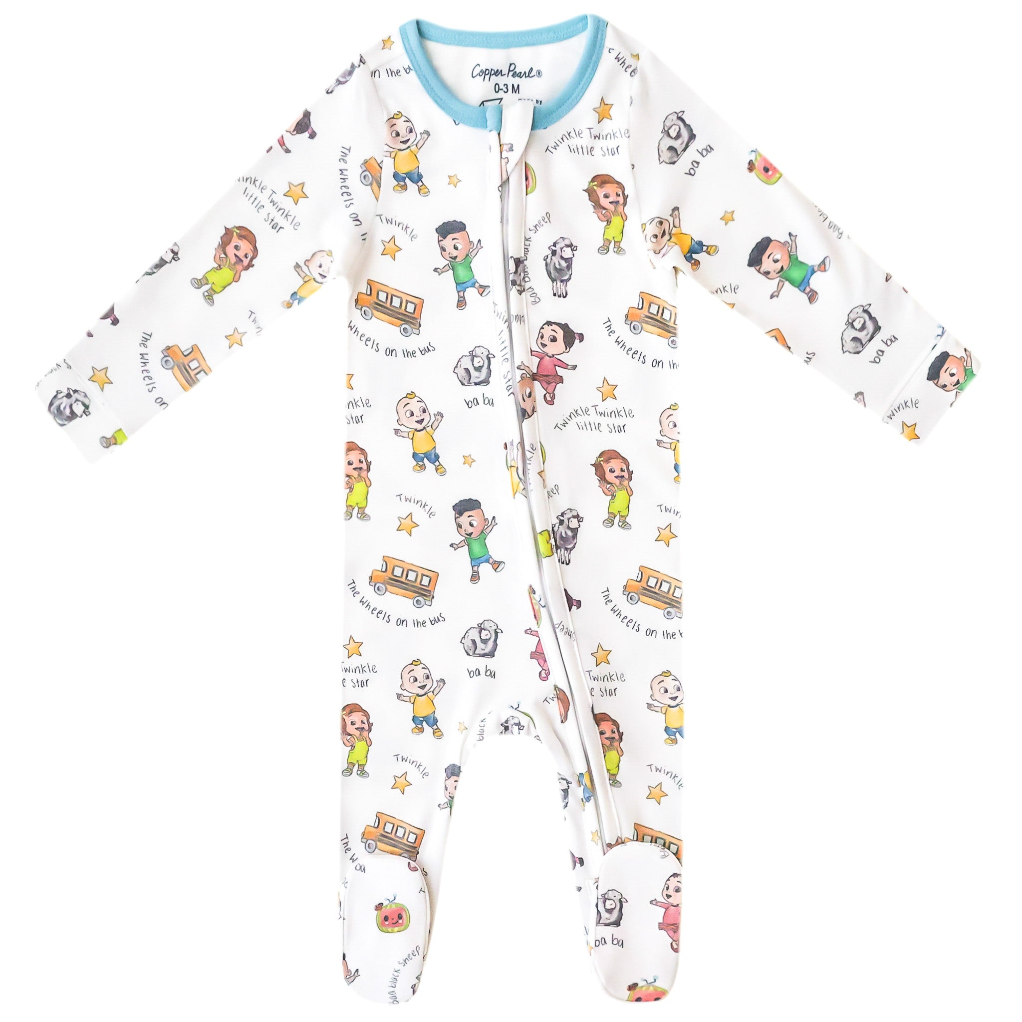 Zip-Up Footie Pajama - CoComelon Friends