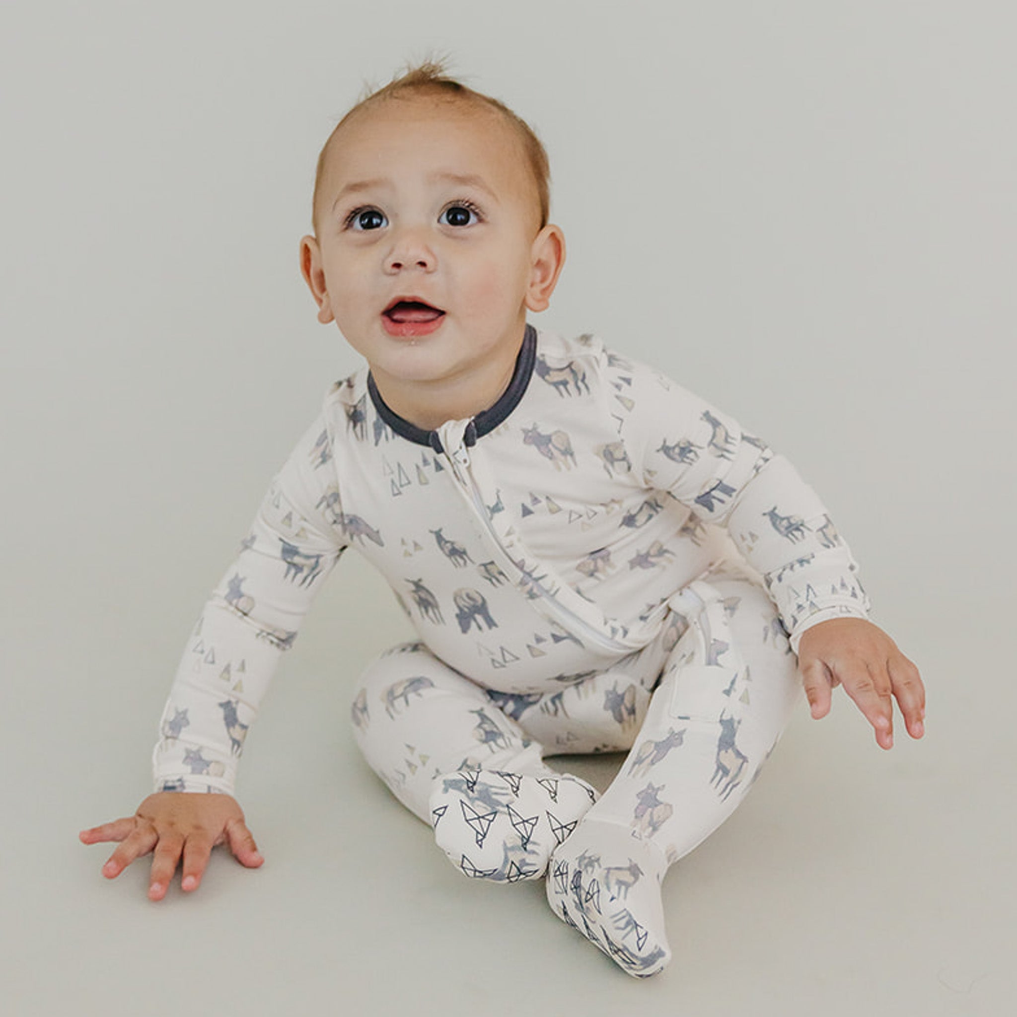 Zip-Up Footie Pajama - Cody