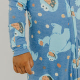 Zip-Up Footie Pajama - Cookie Monster