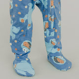 Zip-Up Footie Pajama - Cookie Monster