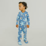 Zip-Up Footie Pajama - Cookie Monster