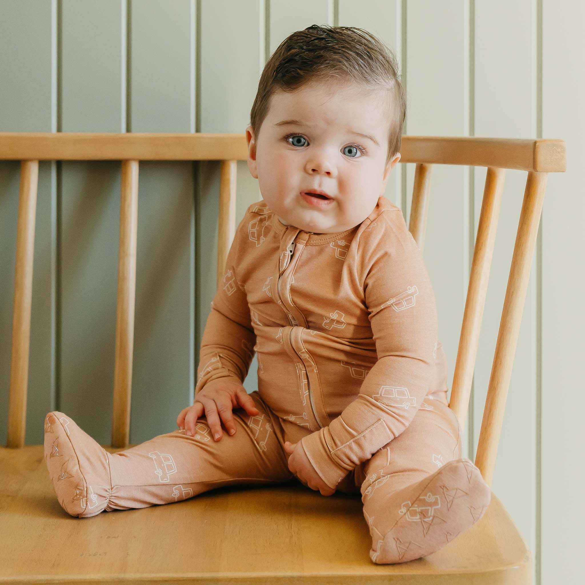 Zip-Up Footie Pajama - Cooper