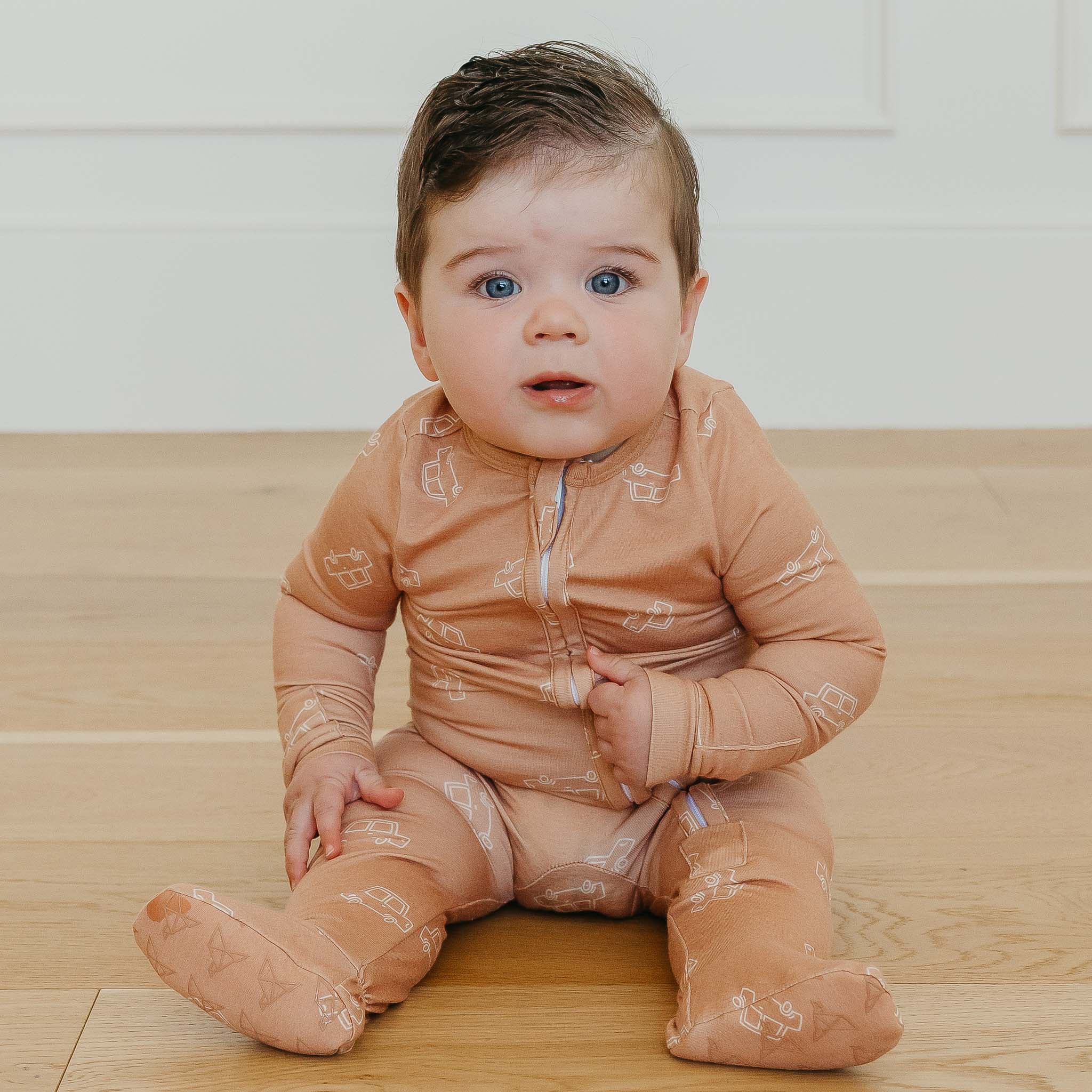Zip-Up Footie Pajama - Cooper