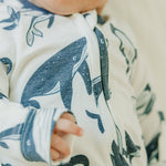 Zip-Up Footie Pajama - Cove
