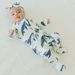 Zip-Up Footie Pajama - Cove
