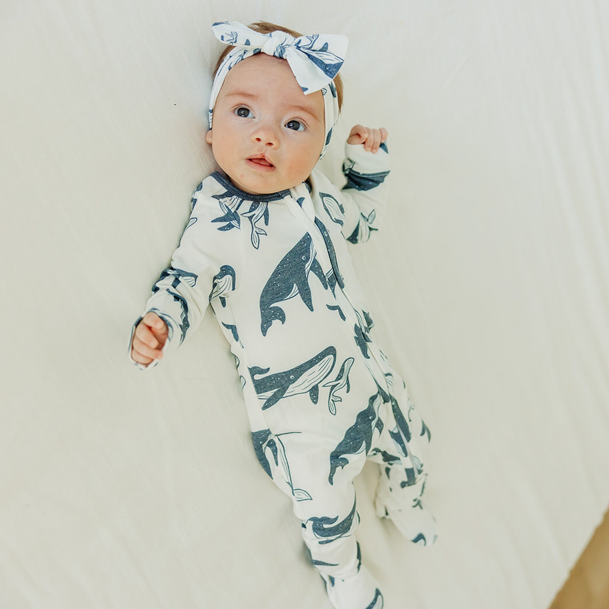 Zip-Up Footie Pajama - Cove