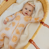 Zip-Up Footie Pajama - Cutie