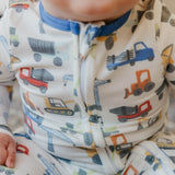 Zip-Up Footie Pajama - Diesel