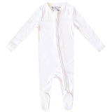 Zip-Up Footie Pajama - Dove