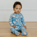 Zip-Up Footie Pajama - Dunk
