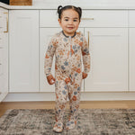 Zip-Up Footie Pajama - Eden