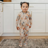 Zip-Up Footie Pajama - Eden