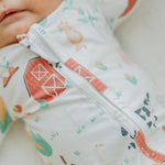Zip-Up Footie Pajama - Farmstead