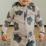 Zip-Up Footie Pajama - Gemma In Tan