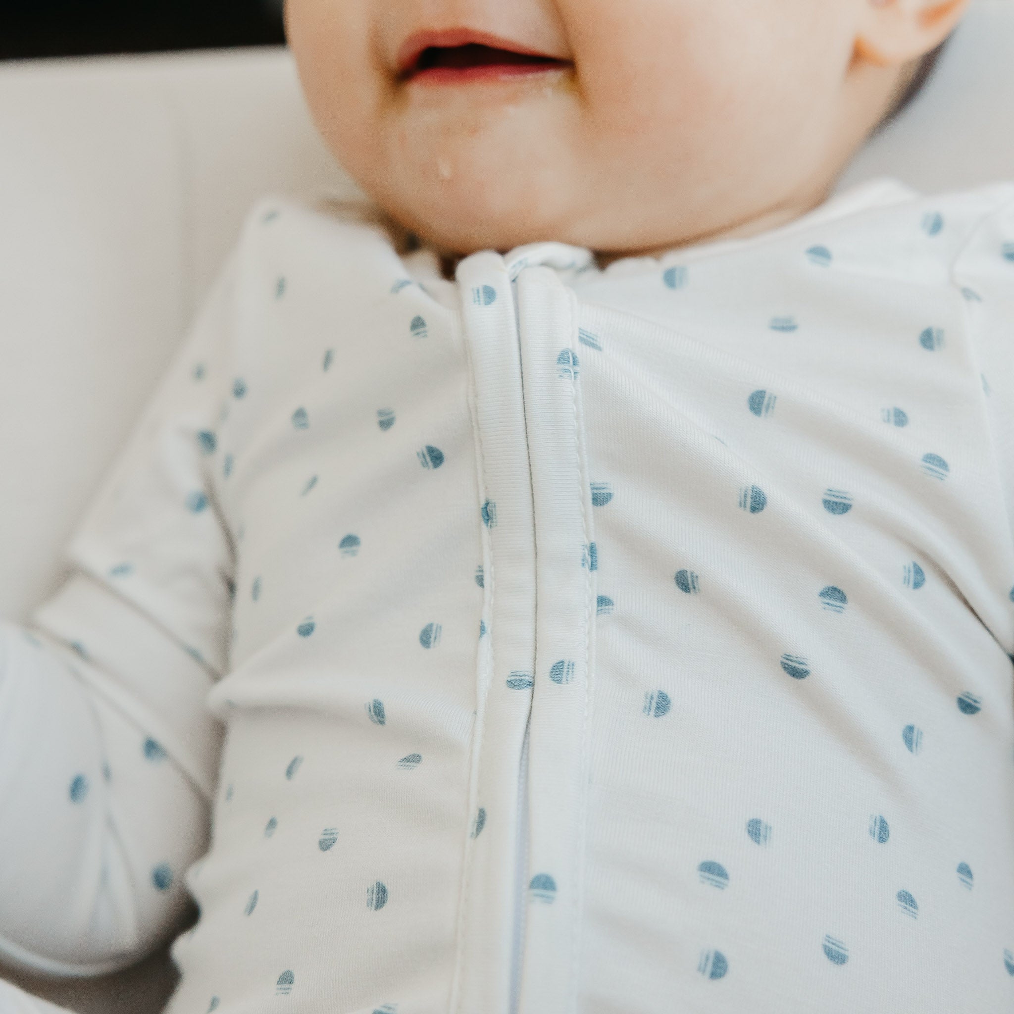 Zip-Up Footie Pajama - Haze