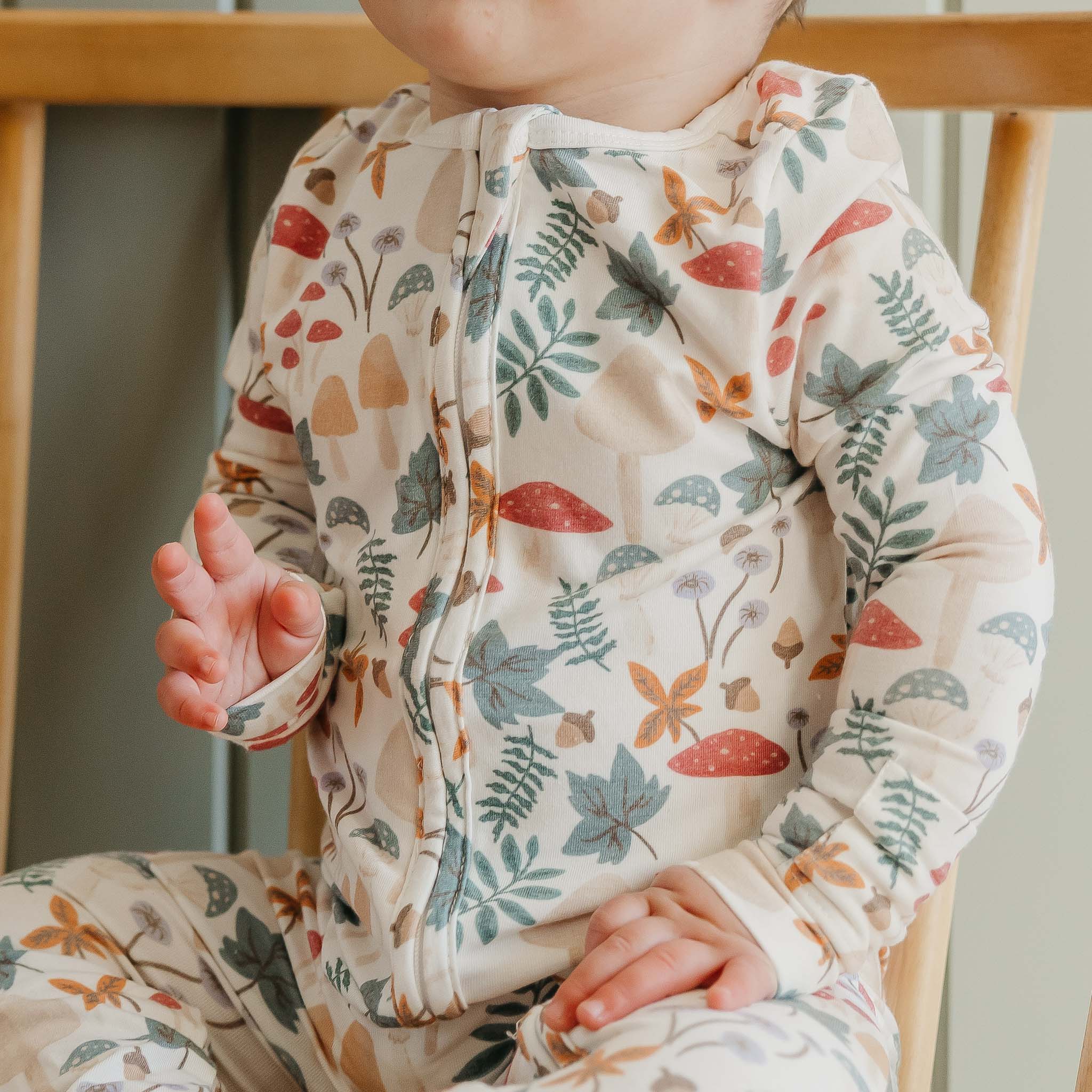 Zip-Up Footie Pajama - Ivy