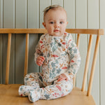 Zip-Up Footie Pajama - Ivy