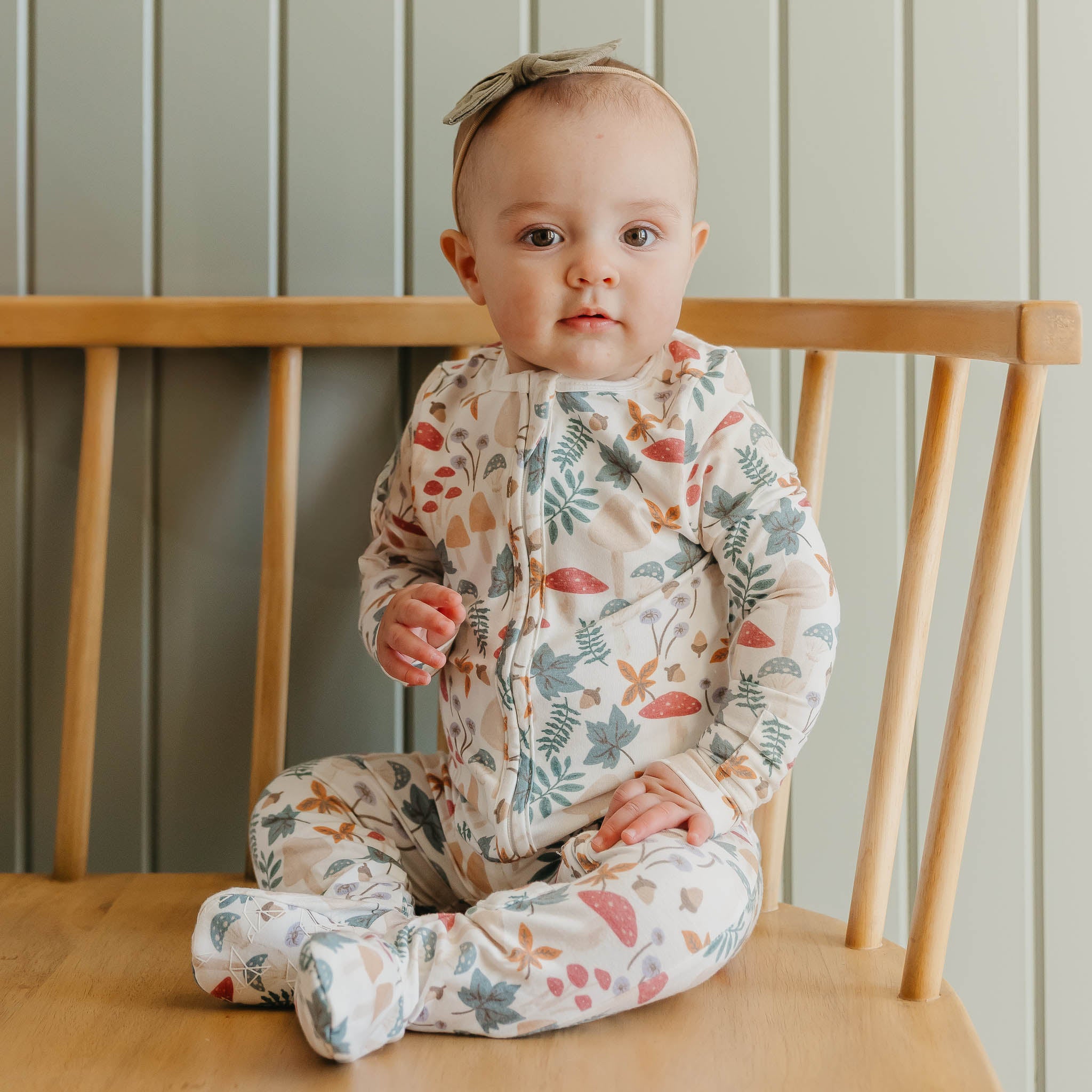 Zip-Up Footie Pajama - Ivy