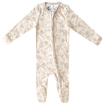 Zip-Up Footie Pajama - Jurassic Park Fossils