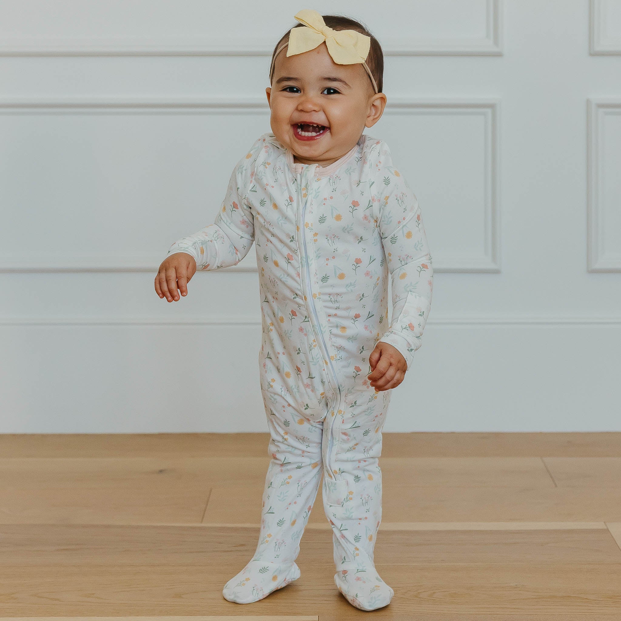 Zip-Up Footie Pajama - Mabel