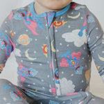 Zip-Up Footie Pajama - Super Grover
