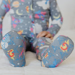 Zip-Up Footie Pajama - Super Grover