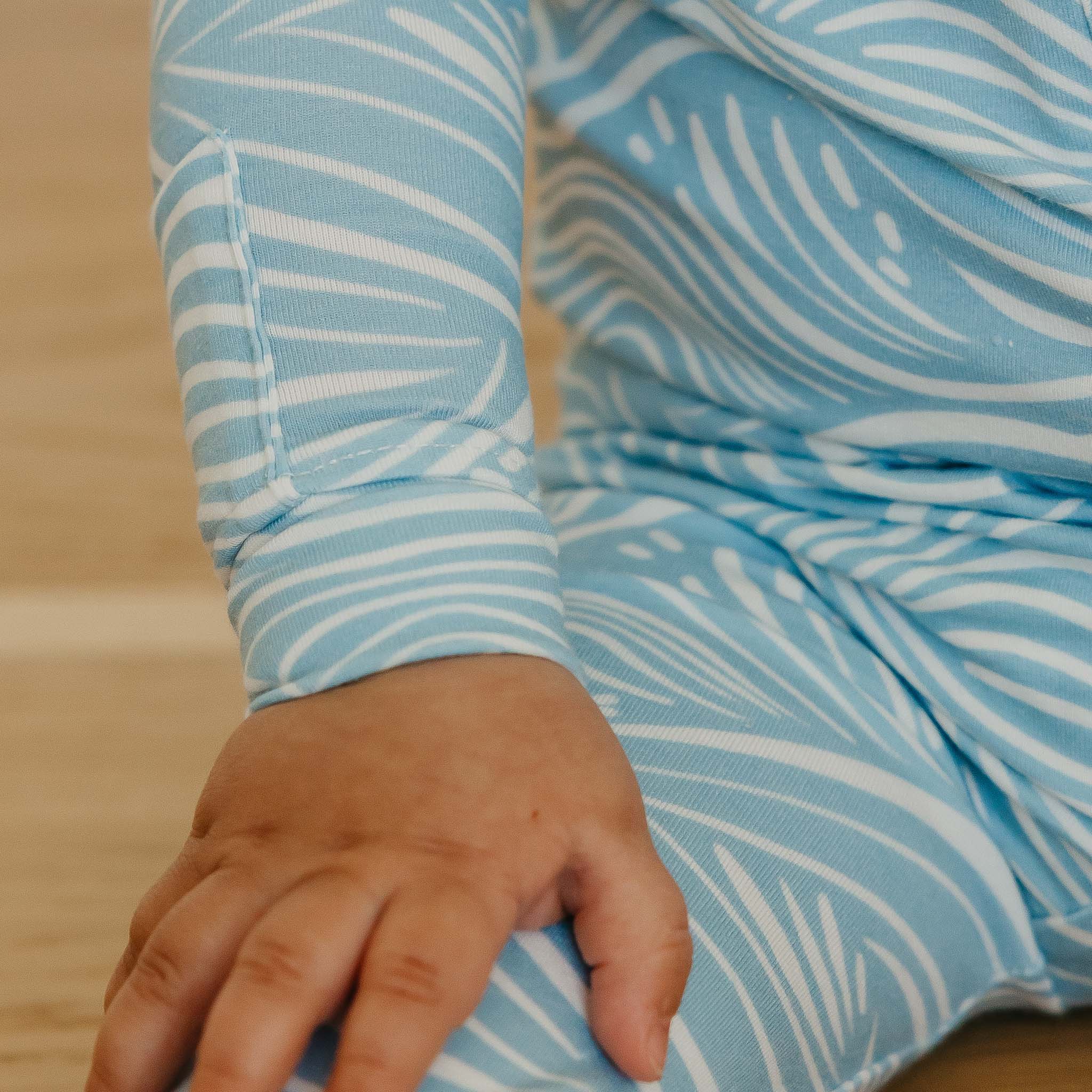 Zip-Up Footie Pajama - Surf