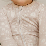 Zip-Up Footie Pajama - Tracker