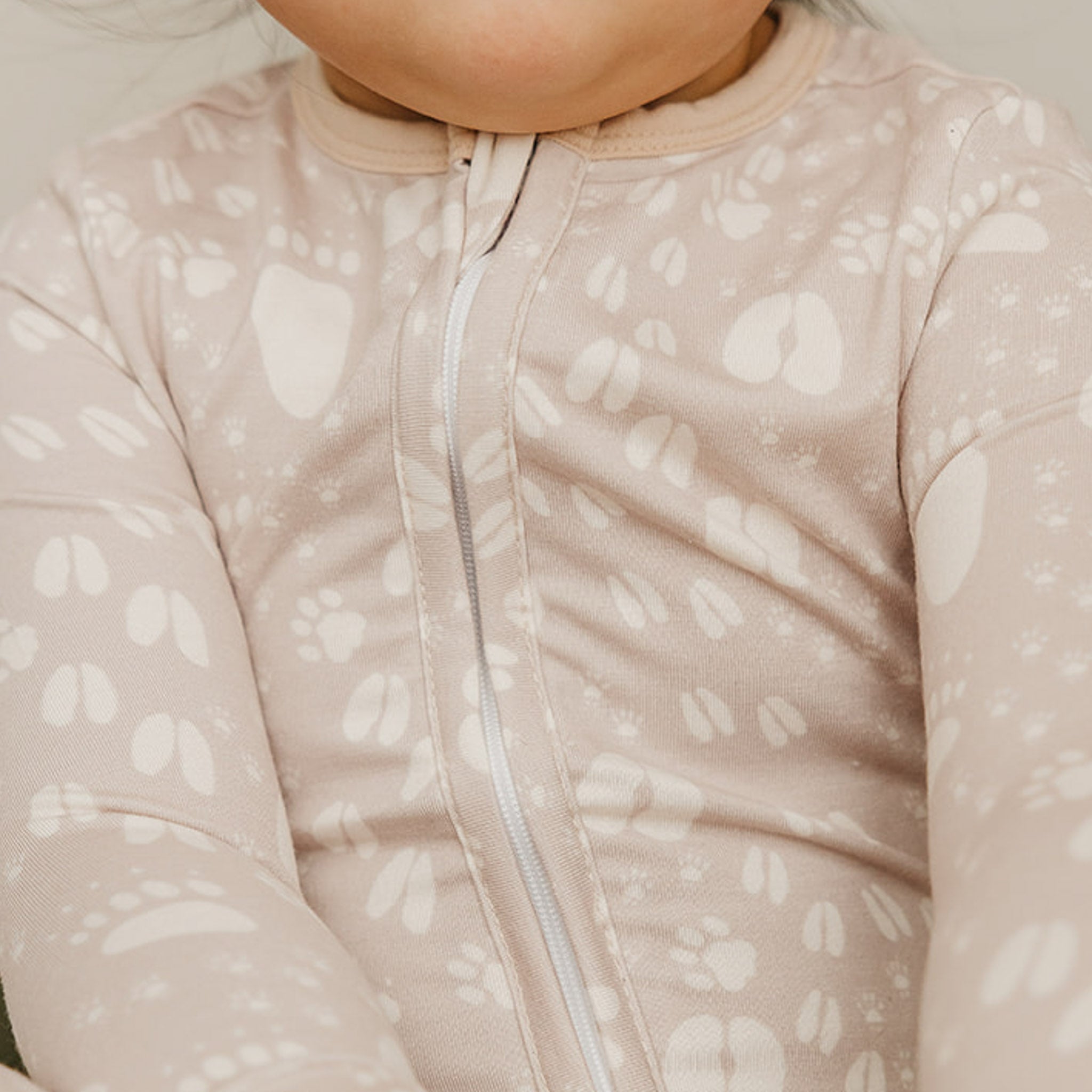 Zip-Up Footie Pajama - Tracker