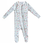 Zip-Up Footie Pajama - Trout