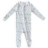 Zip-Up Footie Pajama - Trout