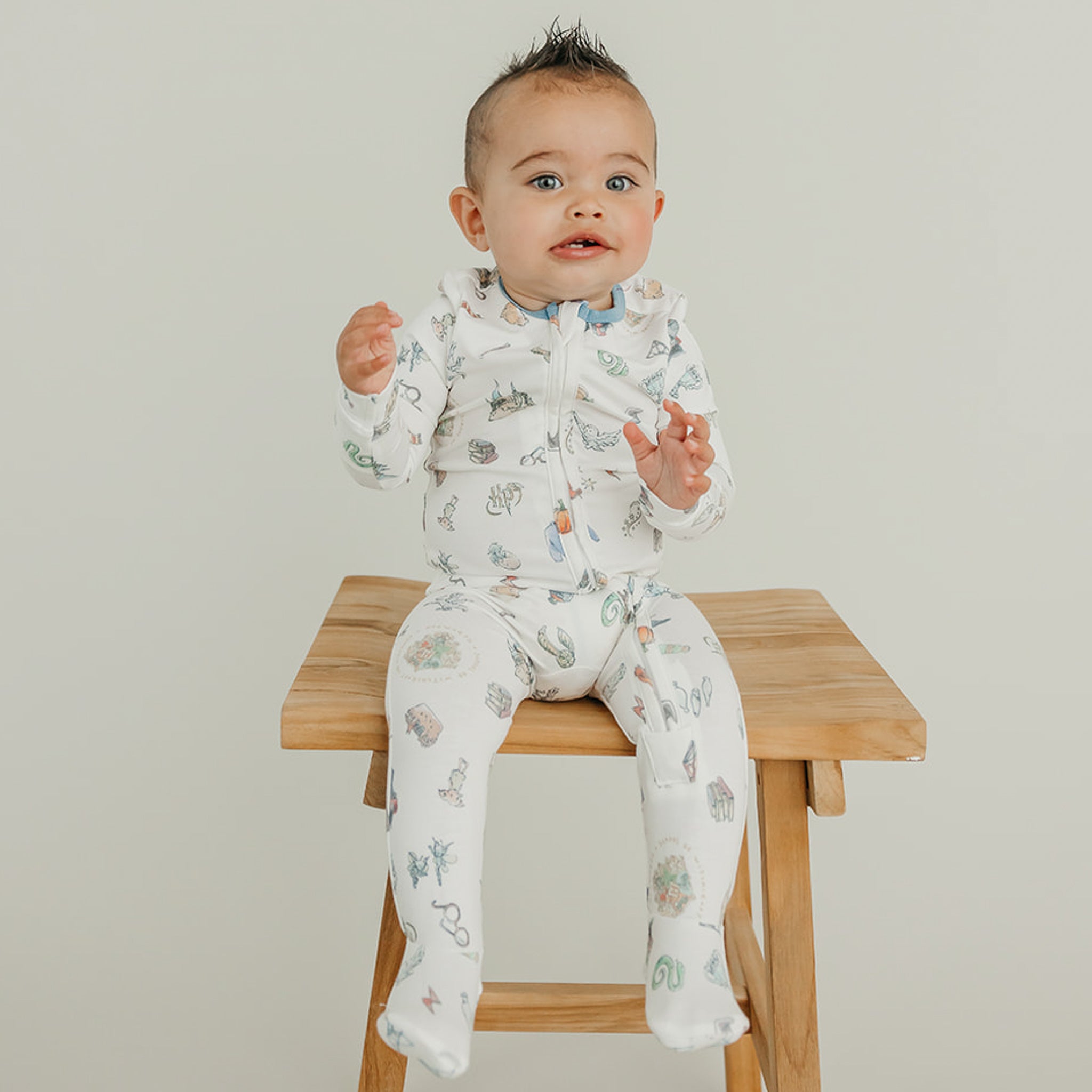 Zip-Up Footie Pajama - Wizarding World